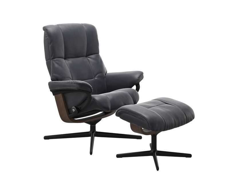Stressless Mayfair (M) Cross Chair with Ottoman 