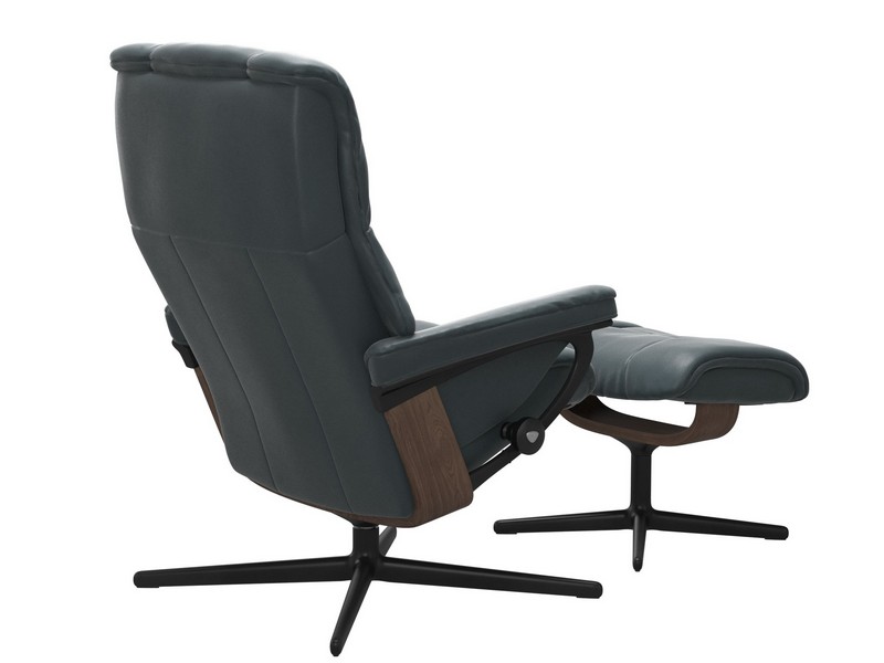 Stressless Mayfair (M) Cross Chair with Ottoman 