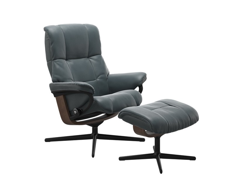 Stressless Mayfair (M) Cross Chair with Ottoman 