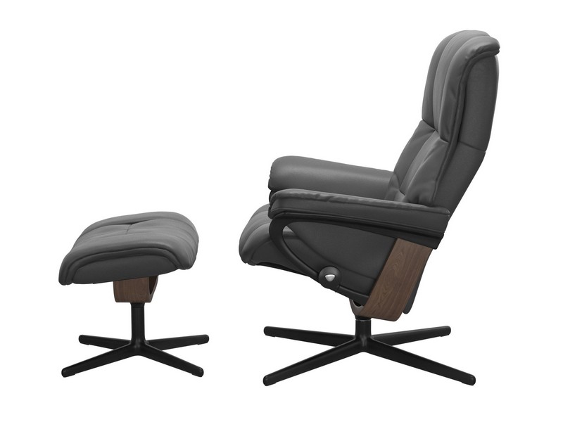 Stressless Mayfair (M) Cross Chair with Ottoman 