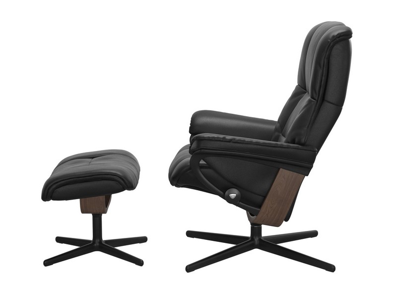 Stressless Mayfair (M) Cross Chair with Ottoman 