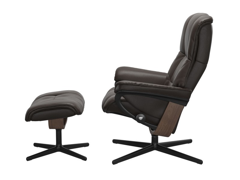 Stressless Mayfair (M) Cross Chair with Ottoman 