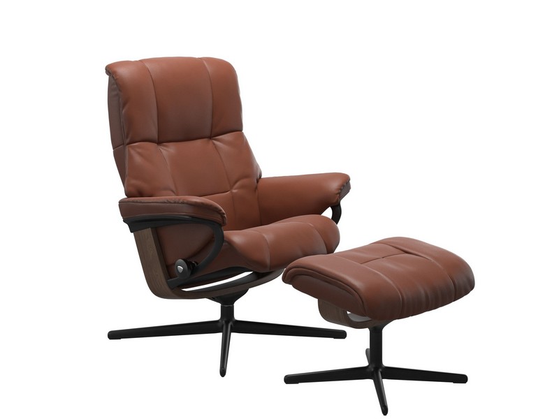 Stressless Mayfair (M) Cross Chair with Ottoman 