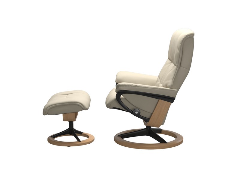 Stressless Mayfair (M) Signature Chair with Footstool 