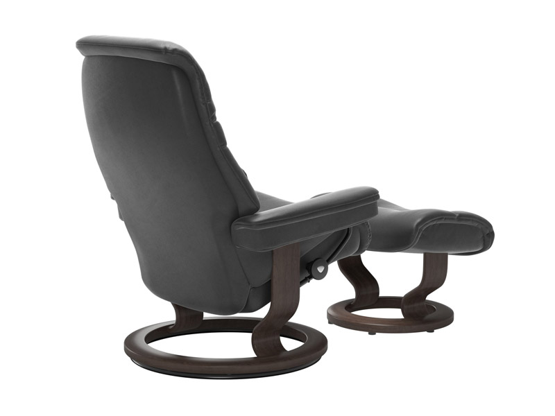 Stressless Sunrise (M) Classic Chair with Footstool 
