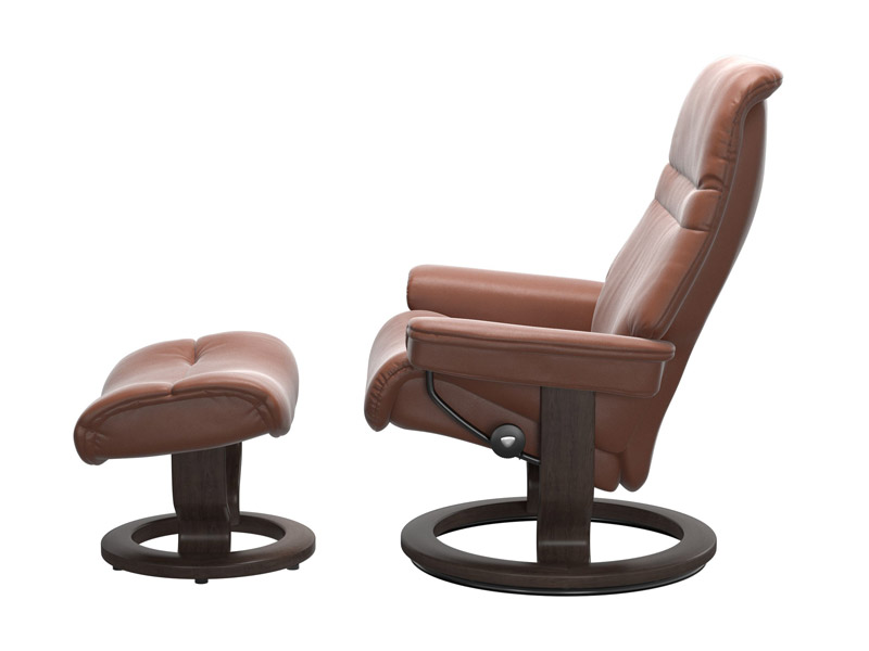 Stressless Sunrise (M) Classic Chair with Footstool 