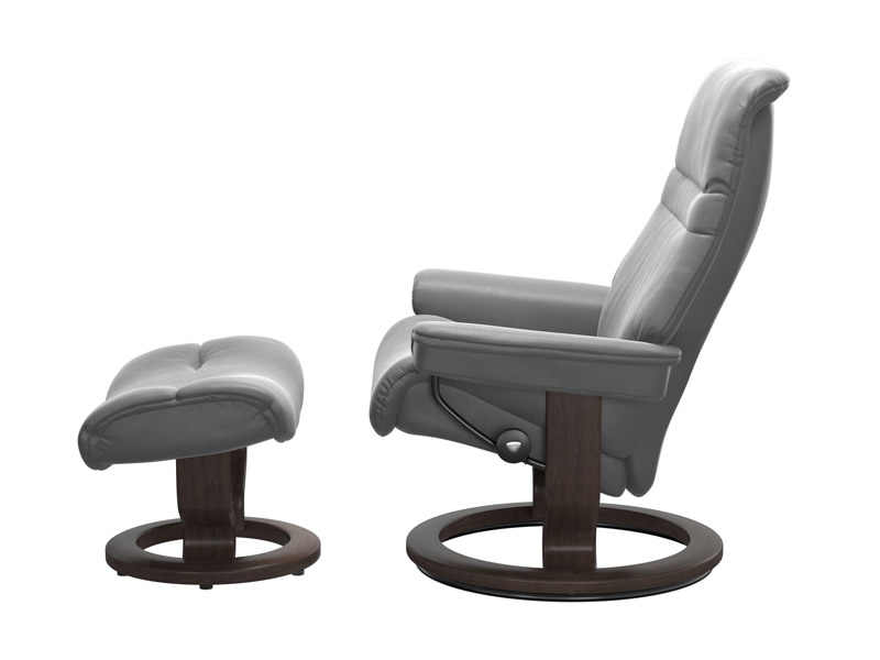 Stressless Sunrise (M) Classic Chair with Footstool 