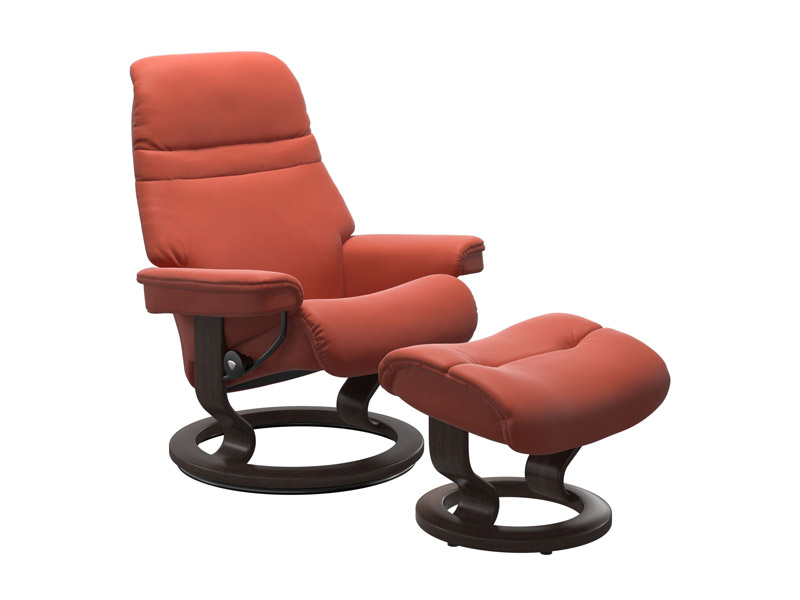 Stressless Sunrise (M) Classic Chair with Footstool 
