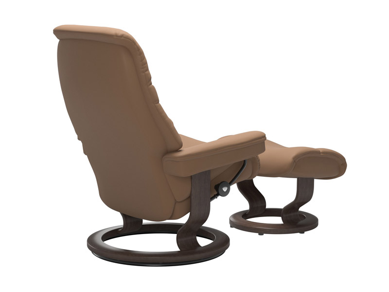 Stressless Sunrise (M) Classic Chair with Footstool 