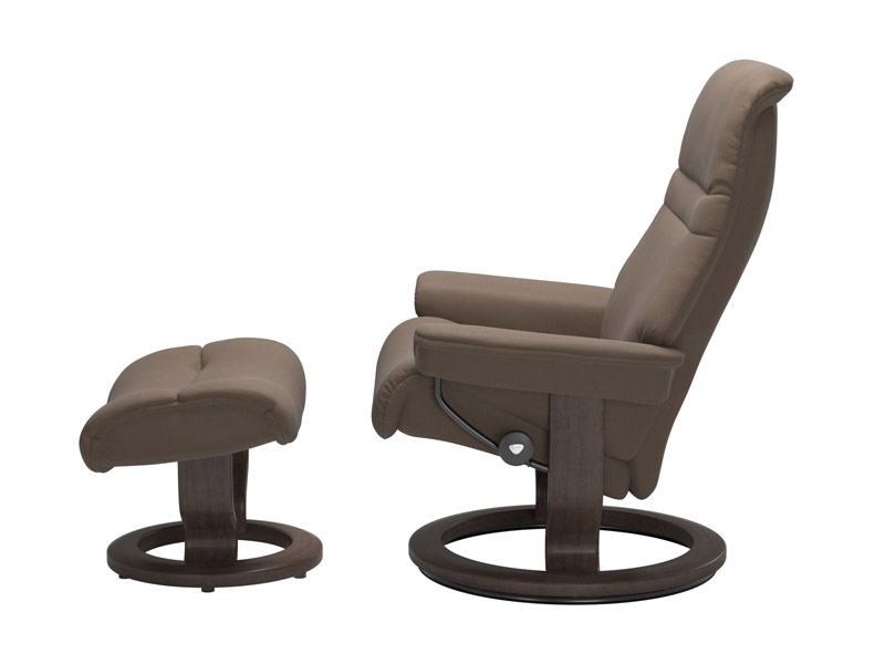 Stressless Sunrise (M) Classic Chair with Footstool 