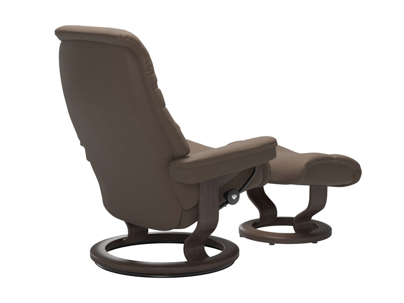 Stressless Sunrise (M) Classic Chair with Footstool 