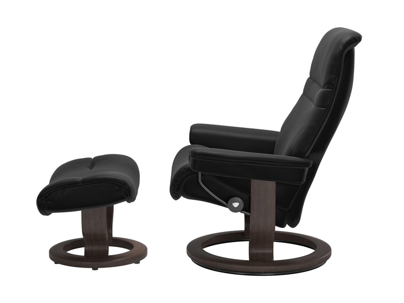 Stressless Sunrise (M) Classic Chair with Footstool 
