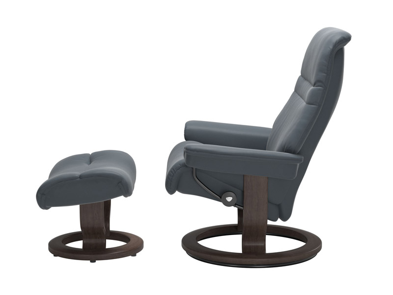 Stressless Sunrise (M) Classic Chair with Footstool 