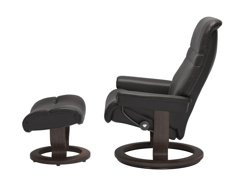 Stressless Sunrise (M) Classic Chair with Footstool 