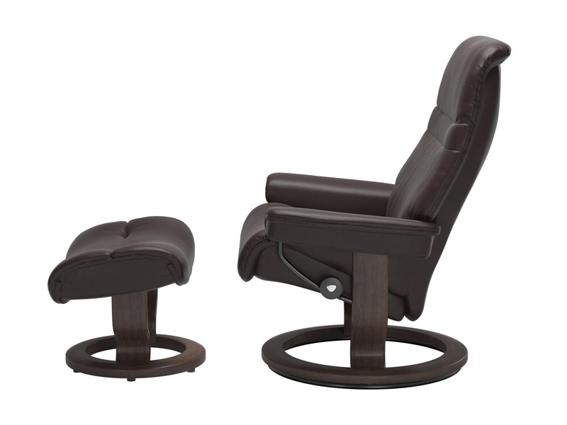 Stressless Sunrise (M) Classic Chair with Footstool 