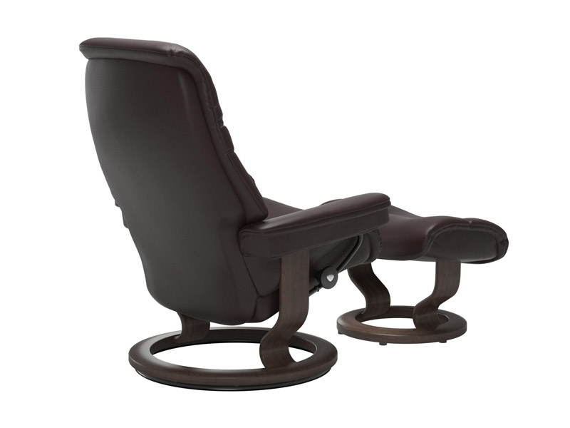Stressless Sunrise (M) Classic Chair with Footstool 