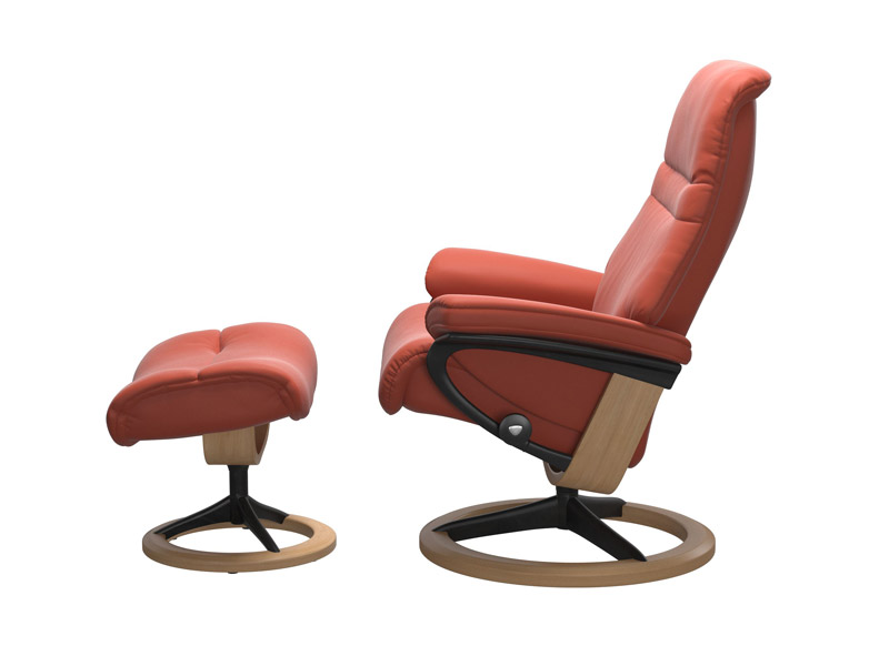 Stressless Sunrise (M) Signature Chair with Footstool 