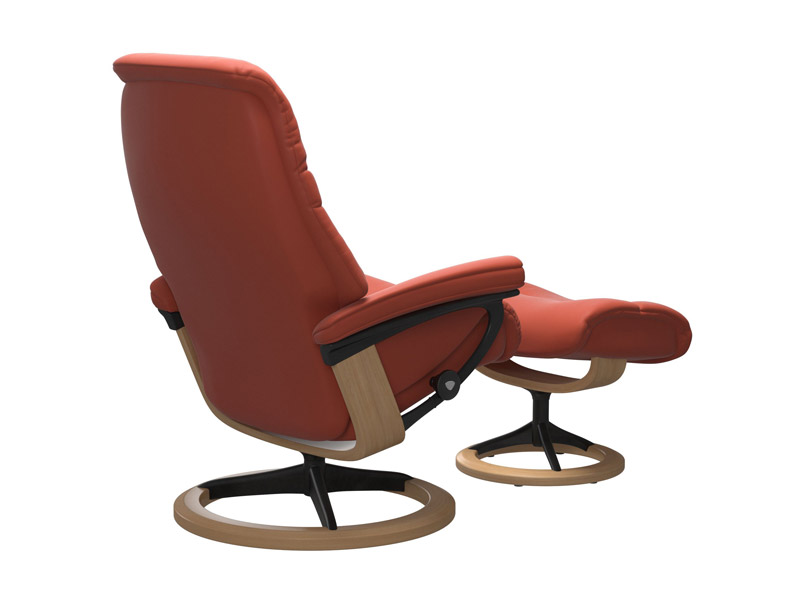 Stressless Sunrise (M) Signature Chair with Footstool 