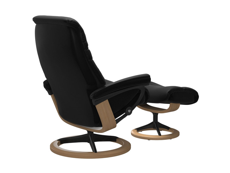 Stressless Sunrise (M) Signature Chair with Footstool 