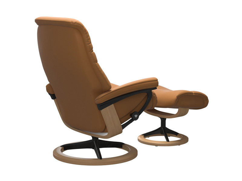 Stressless Sunrise (M) Signature Chair with Footstool 