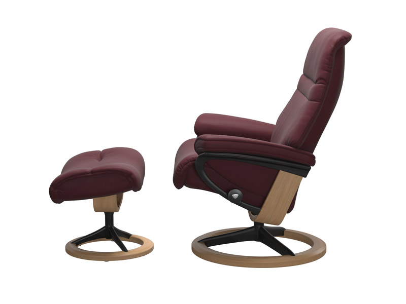 Stressless Sunrise (M) Signature Chair with Footstool 