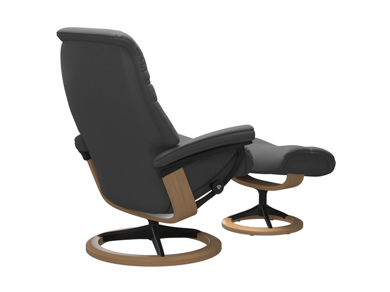 Stressless Sunrise (M) Signature Chair with Footstool 