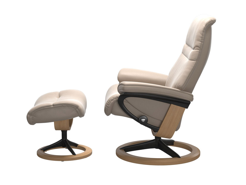 Stressless Sunrise (M) Signature Chair with Footstool 