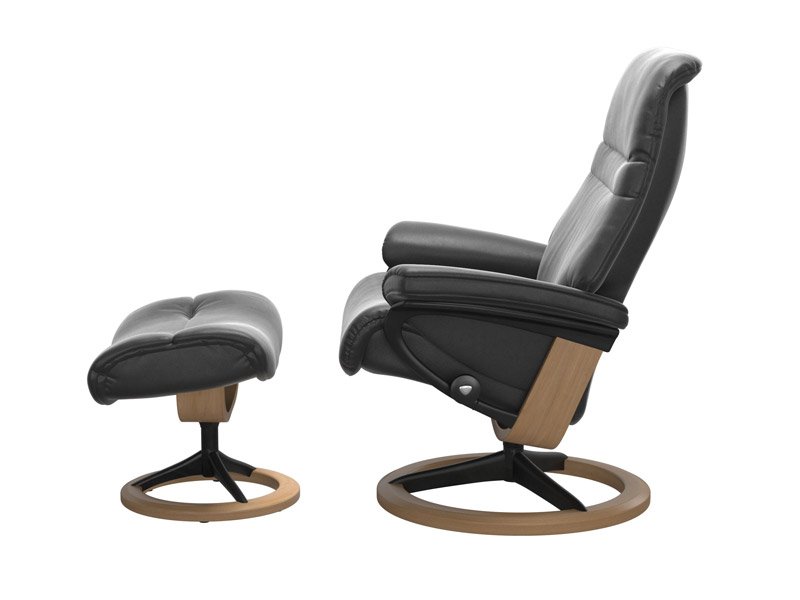 Stressless Sunrise (M) Signature Chair with Footstool 