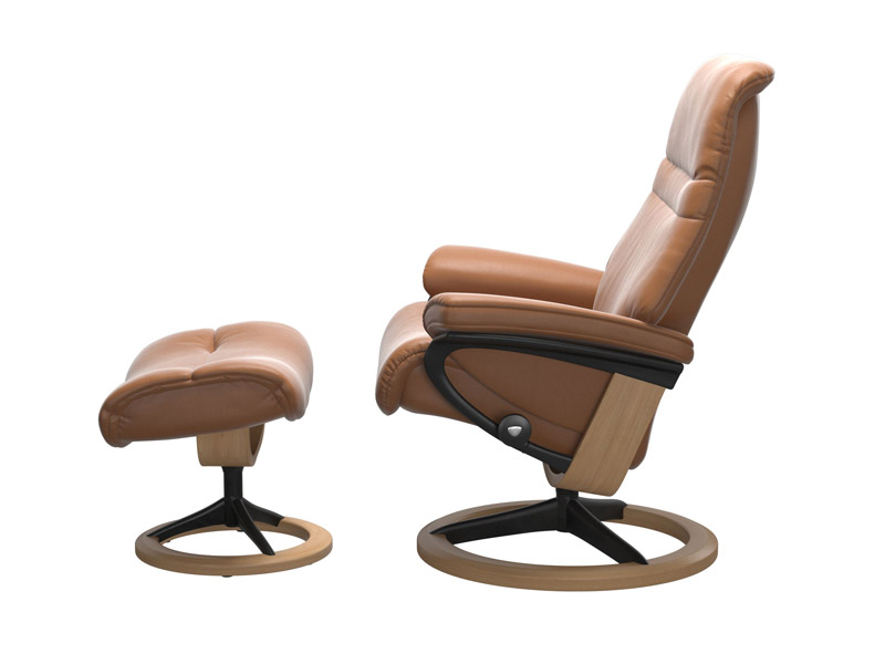 Stressless Sunrise (M) Signature Chair with Footstool 