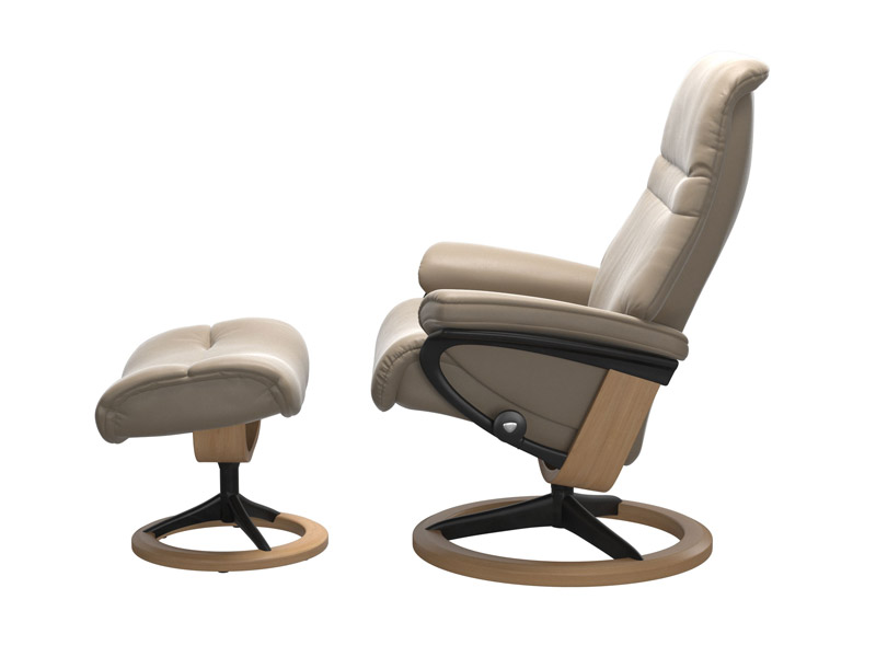Stressless Sunrise (M) Signature Chair with Footstool 