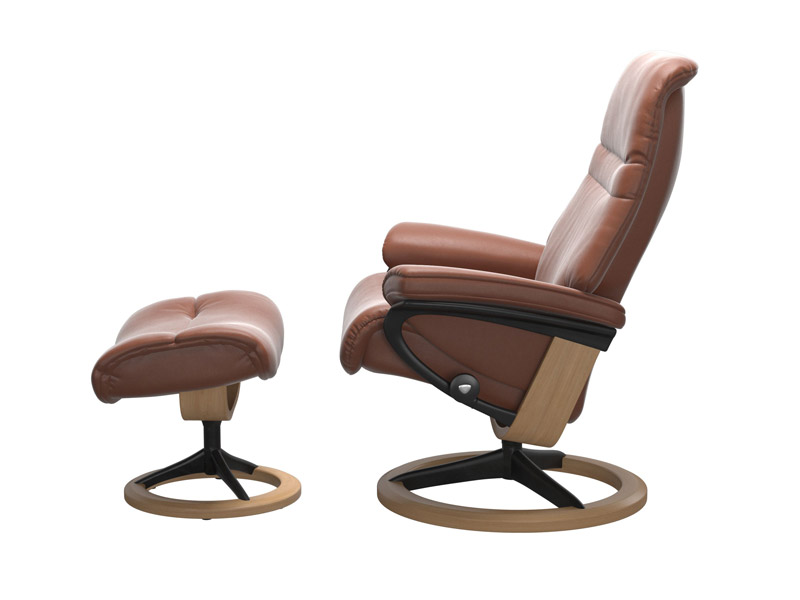 Stressless Sunrise (M) Signature Chair with Footstool 
