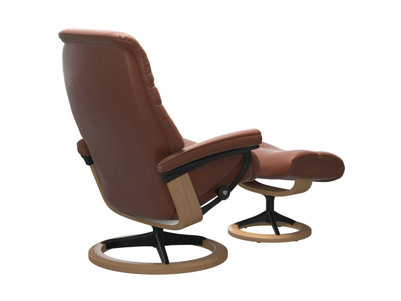 Stressless Sunrise (M) Signature Chair with Footstool 
