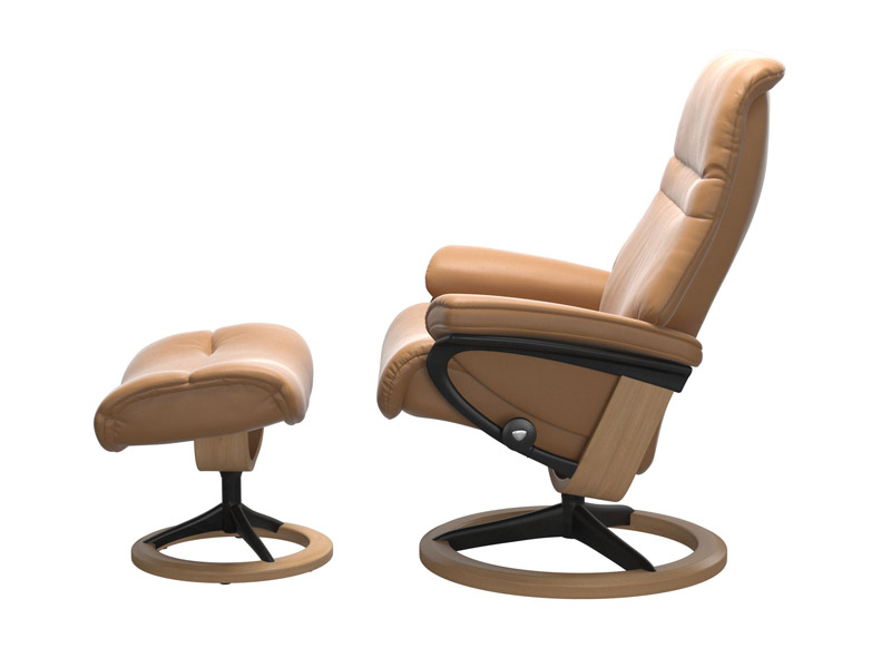 Stressless Sunrise (M) Signature Chair with Footstool 
