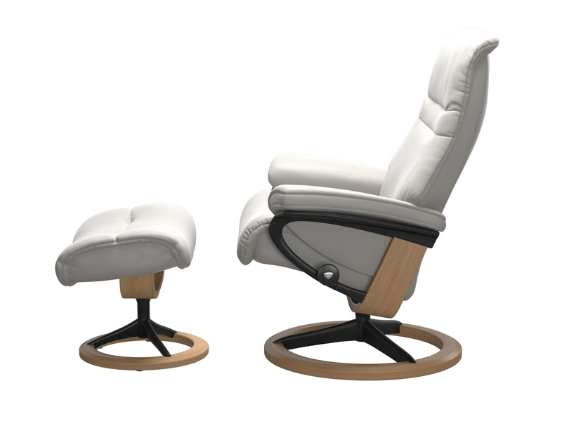 Stressless Sunrise (M) Signature Chair with Footstool 