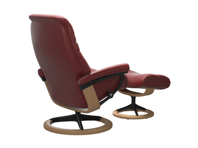 Stressless Sunrise (M) Signature Chair with Footstool 