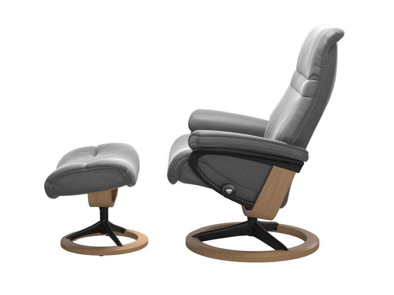 Stressless Sunrise (M) Signature Chair with Footstool 