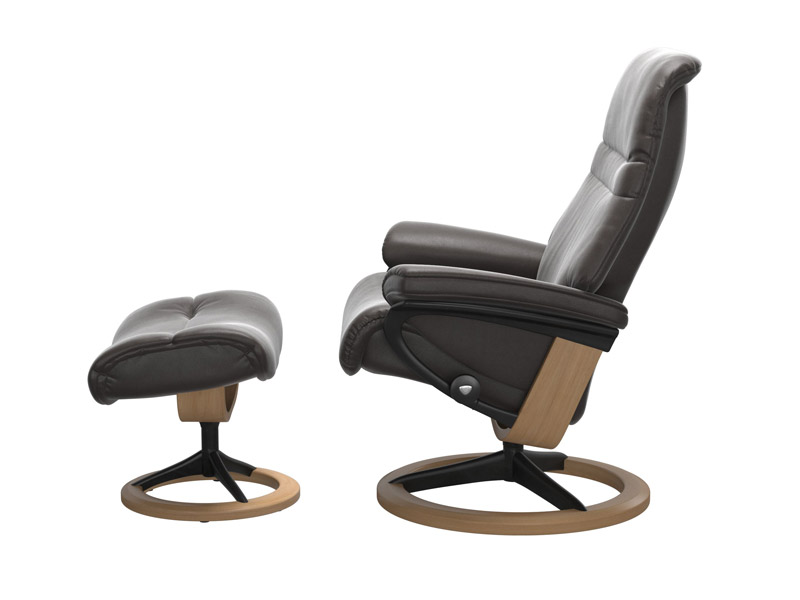 Stressless Sunrise (M) Signature Chair with Footstool 