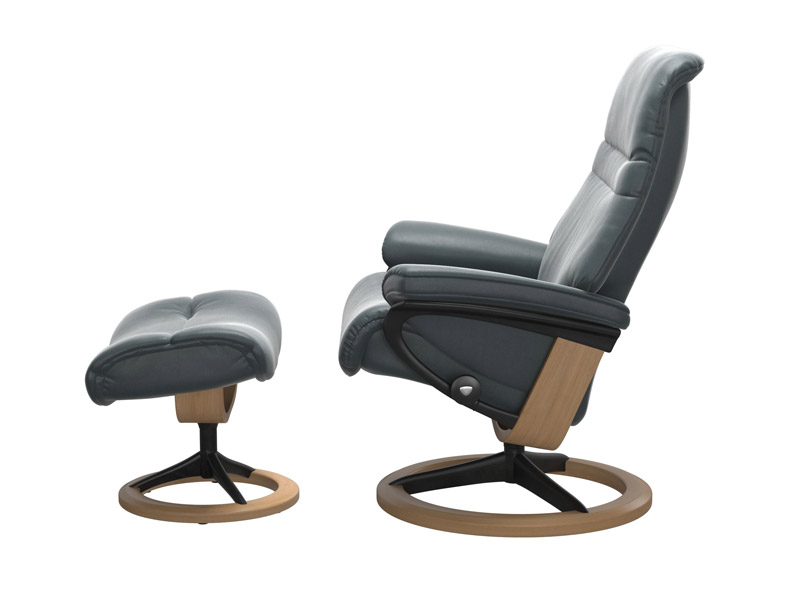 Stressless Sunrise (M) Signature Chair with Footstool 
