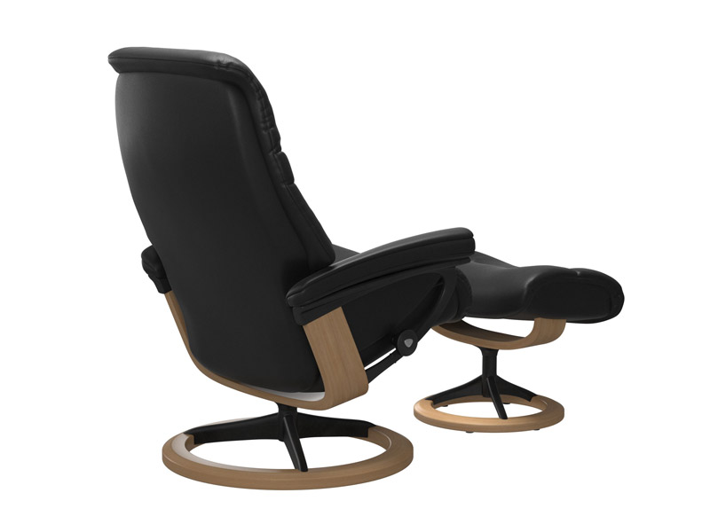 Stressless Sunrise (M) Signature Chair with Footstool 