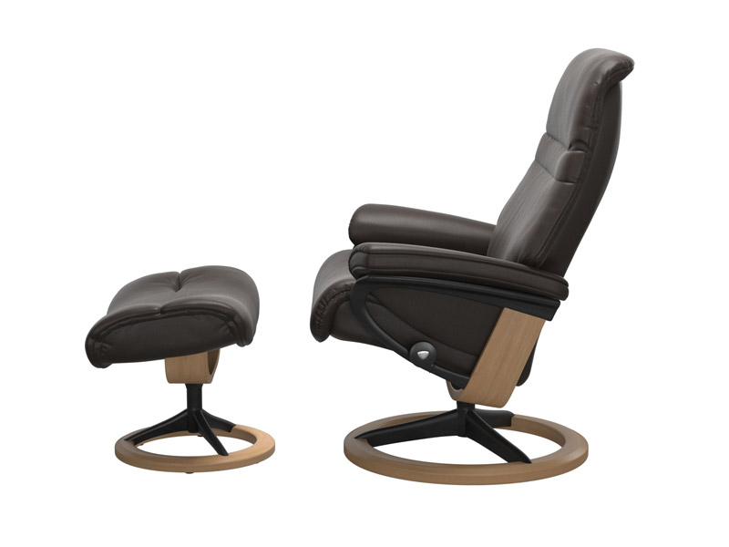 Stressless Sunrise (M) Signature Chair with Footstool 