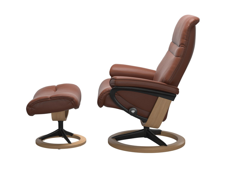 Stressless Sunrise (M) Signature Chair with Footstool 