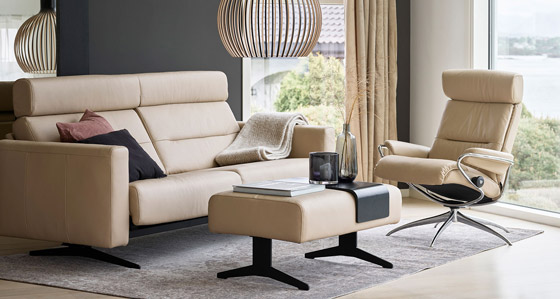 Stressless furniture collection at Marshall’s Home Living